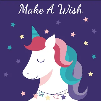 誕生日カード ペガサス, Pegasus, colorful, star, Birthday Card template