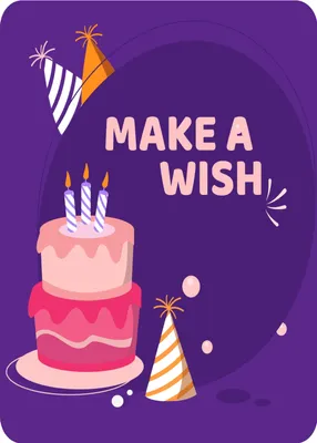 二段のケーキと三角帽, birthday, 2 stages, cake, Birthday Card template