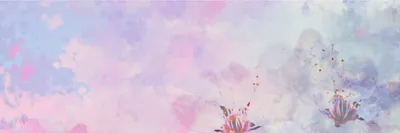 パステルカラーの桜の花びら, ヘッダー, 矩形, 四隅, Twitterヘッダーテンプレート