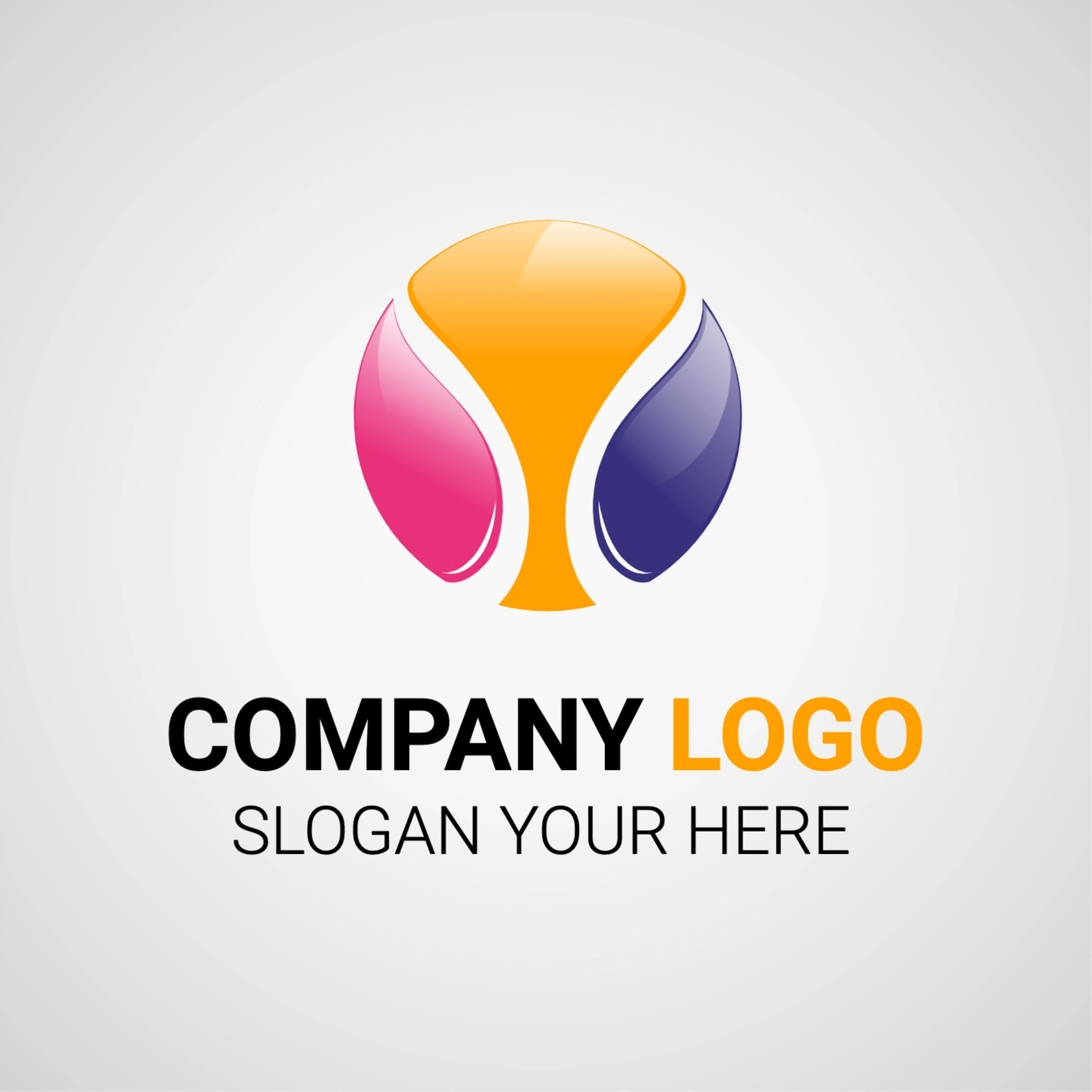 三色の球体のロゴ, ロゴ, ロゴマーク, ロゴタイプ, ロゴテンプレート