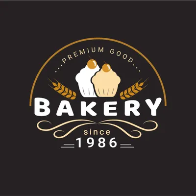  ベーカリーのロゴ, logo, Logo, Logotype, Logo template