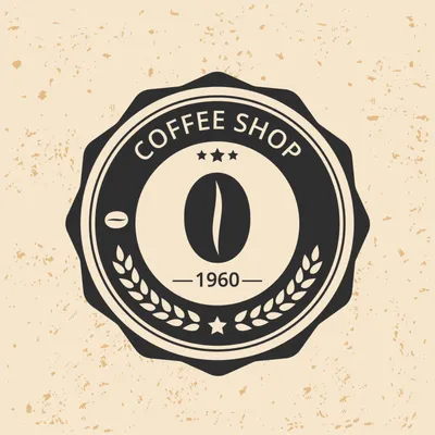 コーヒーショップのロゴ, logo, Logo, Logotype, Logo template