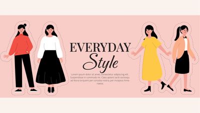 エブリデイスタイル, every day, style, Life, Blog Banner template