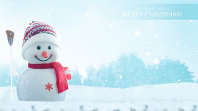 Zoom Virtual Background template 3111, snowman, background, wallpaper, Zoom Virtual Background template