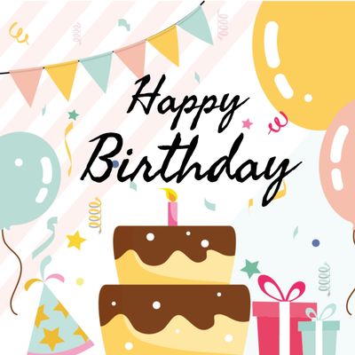 誕生日カード　バースデーパーティー