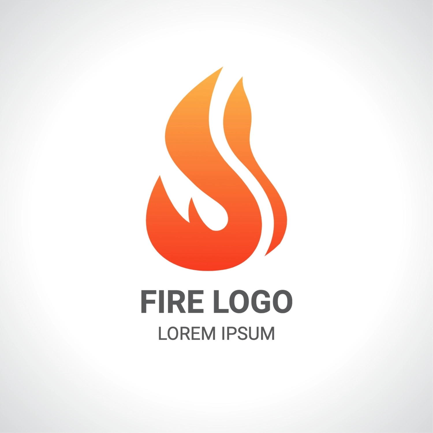 炎のロゴ, 抽象化, 作成, デザイン, ロゴテンプレート
