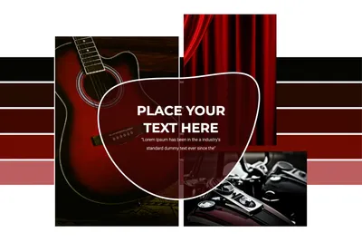 クラシックギター, guitar, Classic, Classical guitar, Photo Collage template