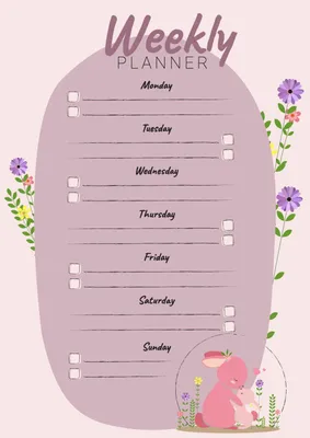 キュートなスケジュール, schedule, schedule, schedule, Planner template