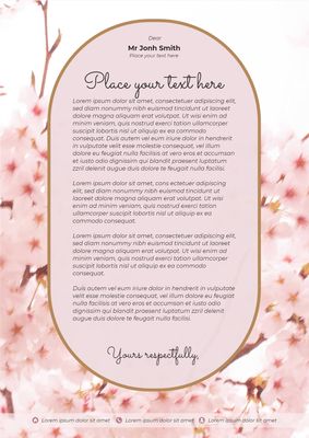 レターヘッドテンプレートで無料デザイン作成 デザインac