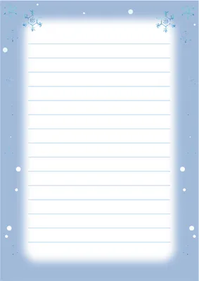 便箋（雪の結晶ブルーグレー色フレーム）, 便箋, デザイン, 作成, 便箋テンプレート