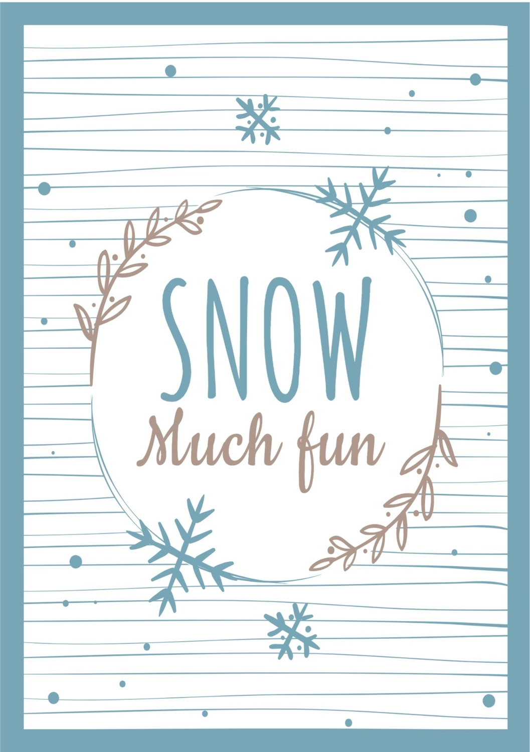 冬のグリーティングカード　植物と雪, 白色の背景, 作成, デザイン, メッセージカードテンプレート
