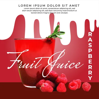 ベリージュース, Berry, juice, fruits, Instagram Post template