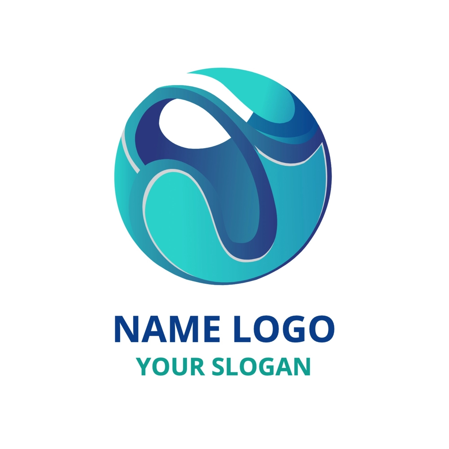 球体のロゴ, cool, create, design, Logo template