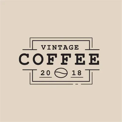 コーヒー豆のロゴ, logo, Logo, Logotype, Logo template