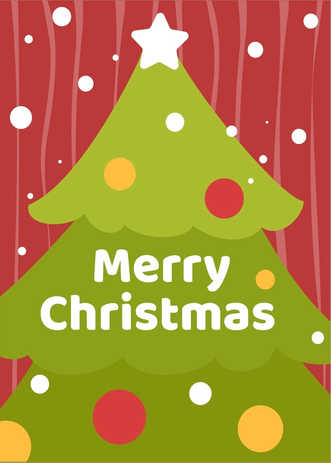 クリスマスツリー, クリスマス, クリスマスカード, 作成, メッセージカードテンプレート