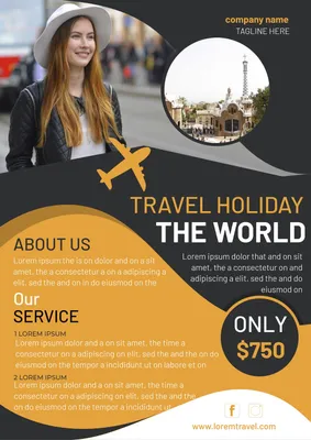 Poster template 299, Travel, Poster, Flyer, Poster template