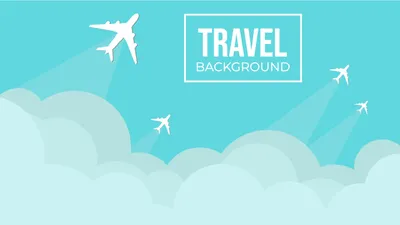 飛行機が飛んでいく, airplane, null, cloud, Zoom Virtual Background template