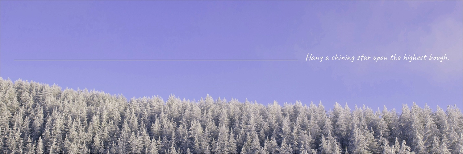 冬風景のヘッダー, 自然, 自然, 時髦, 推特標題 模板