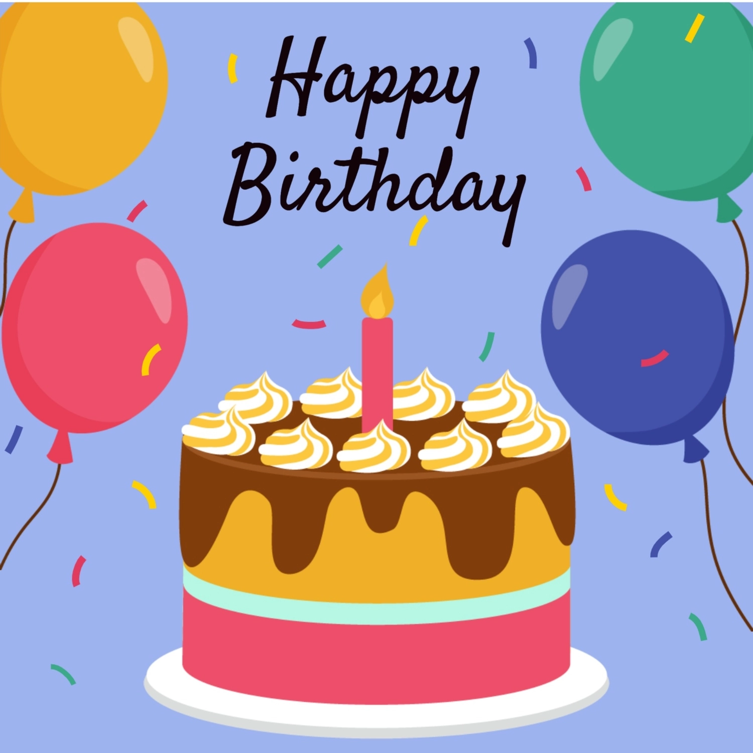 誕生日カード　ケーキ, fun, create, design, Birthday Card template
