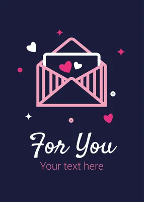 バレンタインデーグリーティングカード ラブレターの無料グリーティングカードテンプレート 3447 デザインac