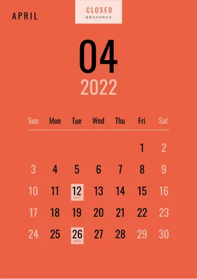 オレンジのシンプルなカレンダー, calendar, printing, edit, Calendar template