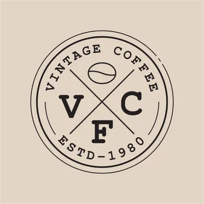 コーヒー豆のロゴ, logo, Logo, Logotype, Logo template