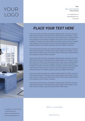 レターヘッドテンプレートで無料デザイン作成 デザインac