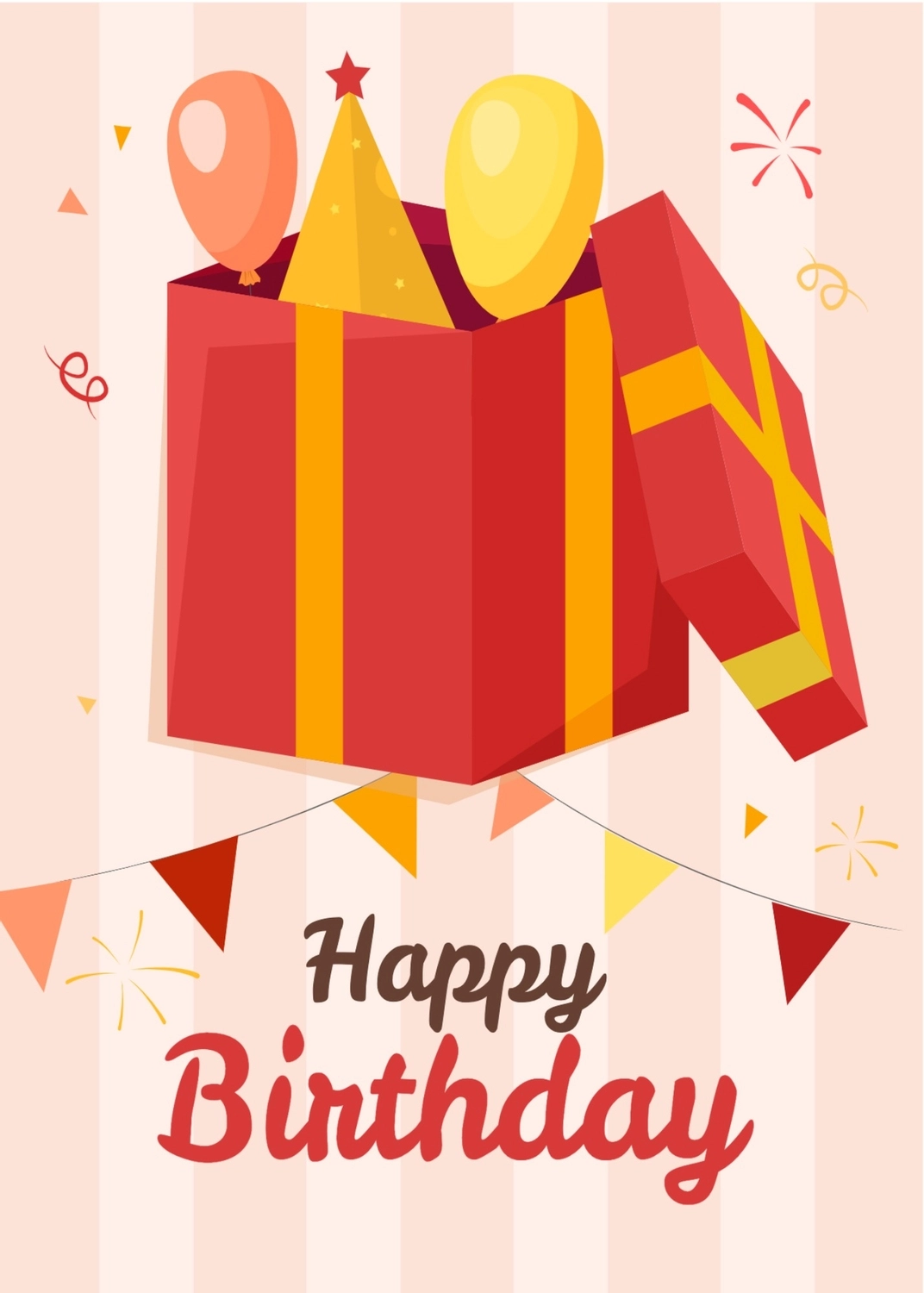 誕生日プレゼント　赤, ribbon, birthday card, create, Birthday Card template