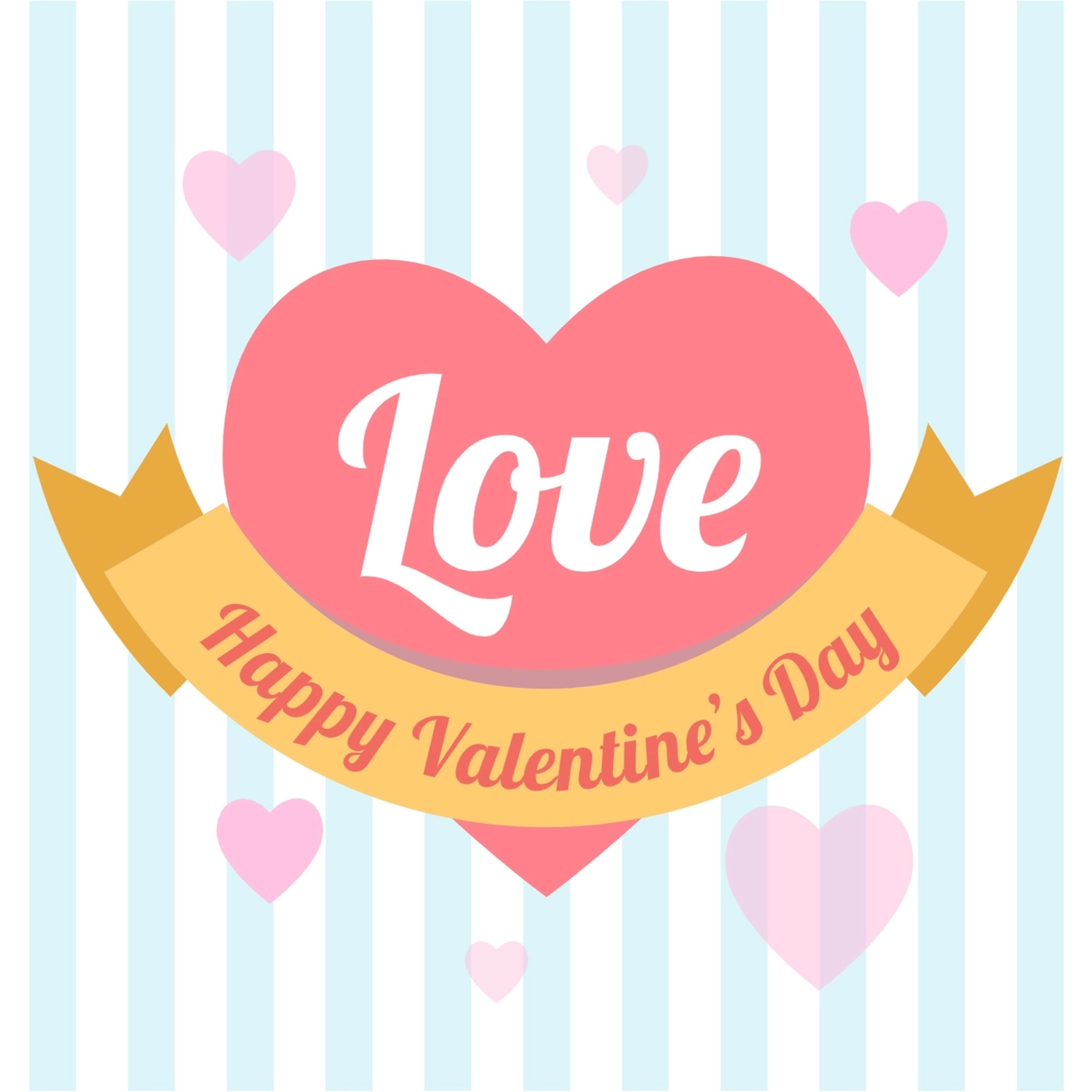 バレンタインデーグリーティングカード　ラブ, Love, create, design, message card template