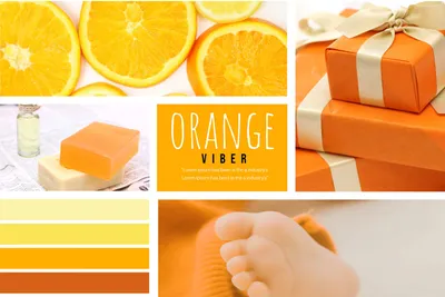 オレンジ, 写真, コラージュ, オレンジ, 写真のコラージュテンプレート