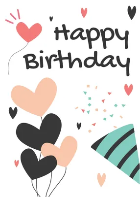 クラッカーで誕生日会, クラッカー, ハート, 誕生日, 誕生日カードテンプレート