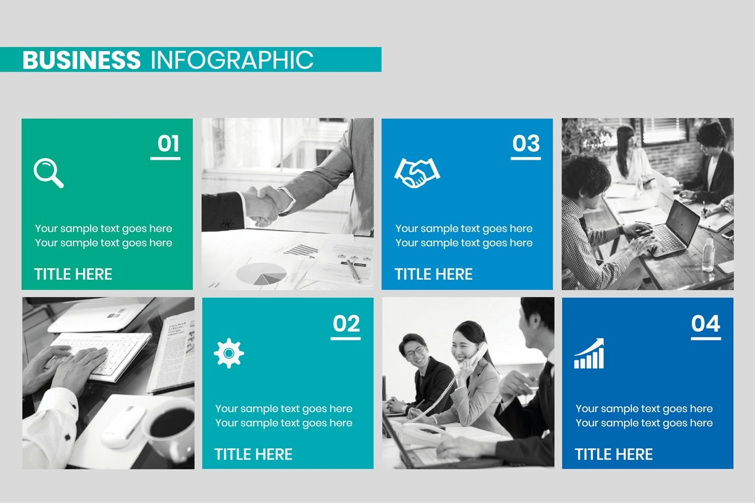 人物のビジネスインフォグラフィック, square, create, design, Infographic template