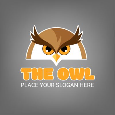 フクロウのロゴ, logo, Logo, Logotype, Logo template
