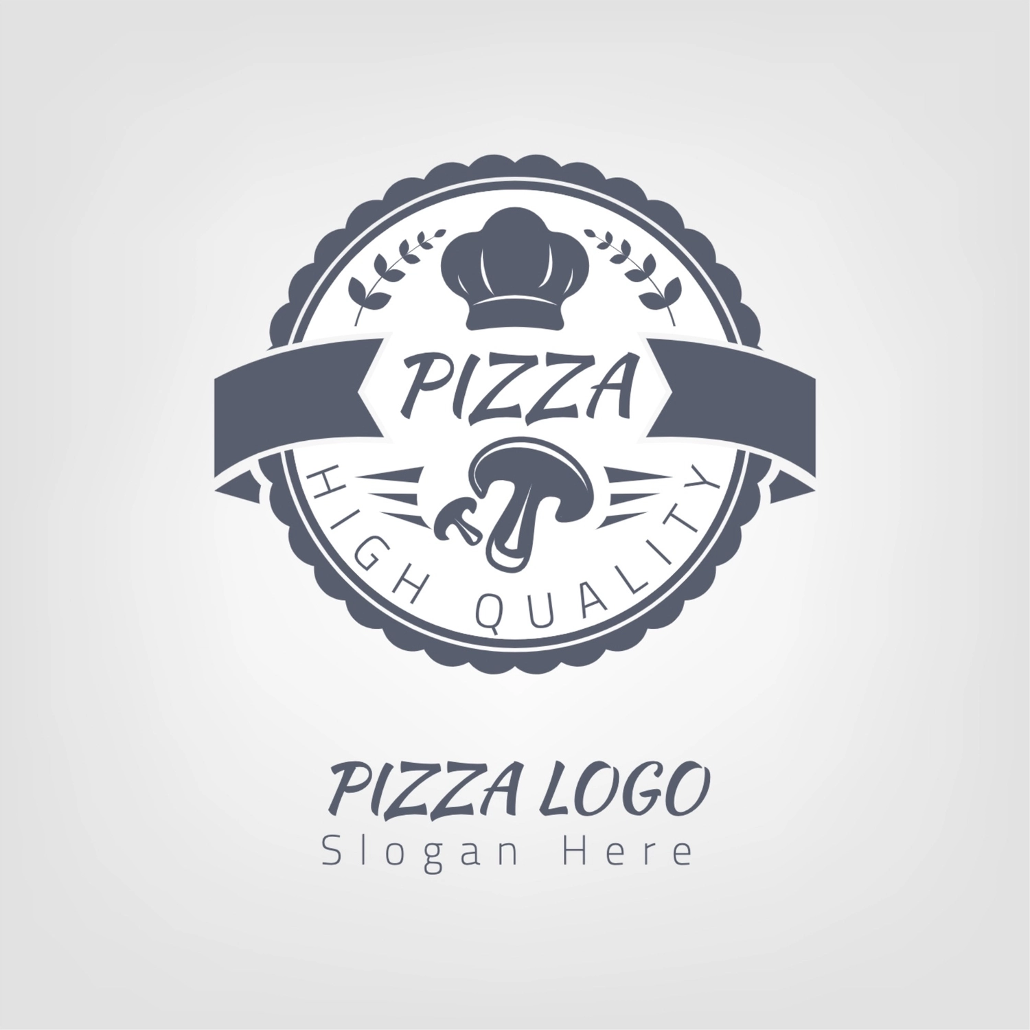 ピザ屋さんのロゴ, おしゃれ, 作成, デザイン, ロゴテンプレート