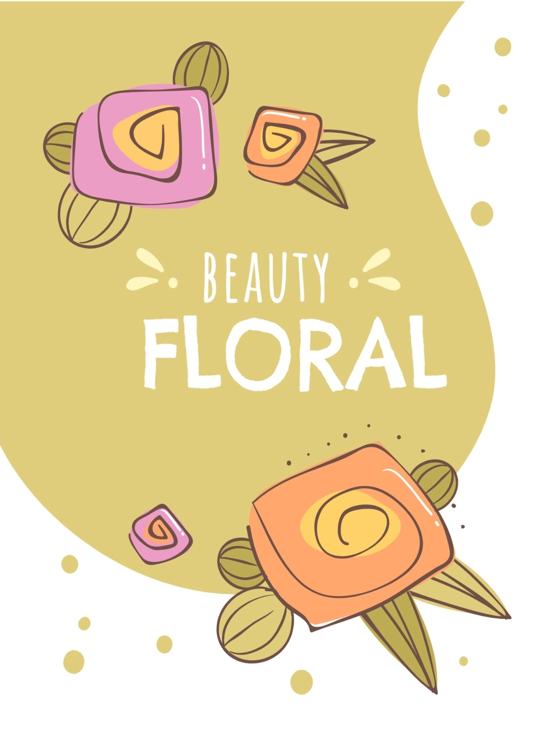 お花のグリーティングカード, バラ, 作成, デザイン, メッセージカードテンプレート