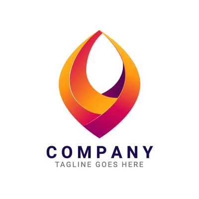 炎のような形のロゴ, logo, Logo, Logotype, Logo template