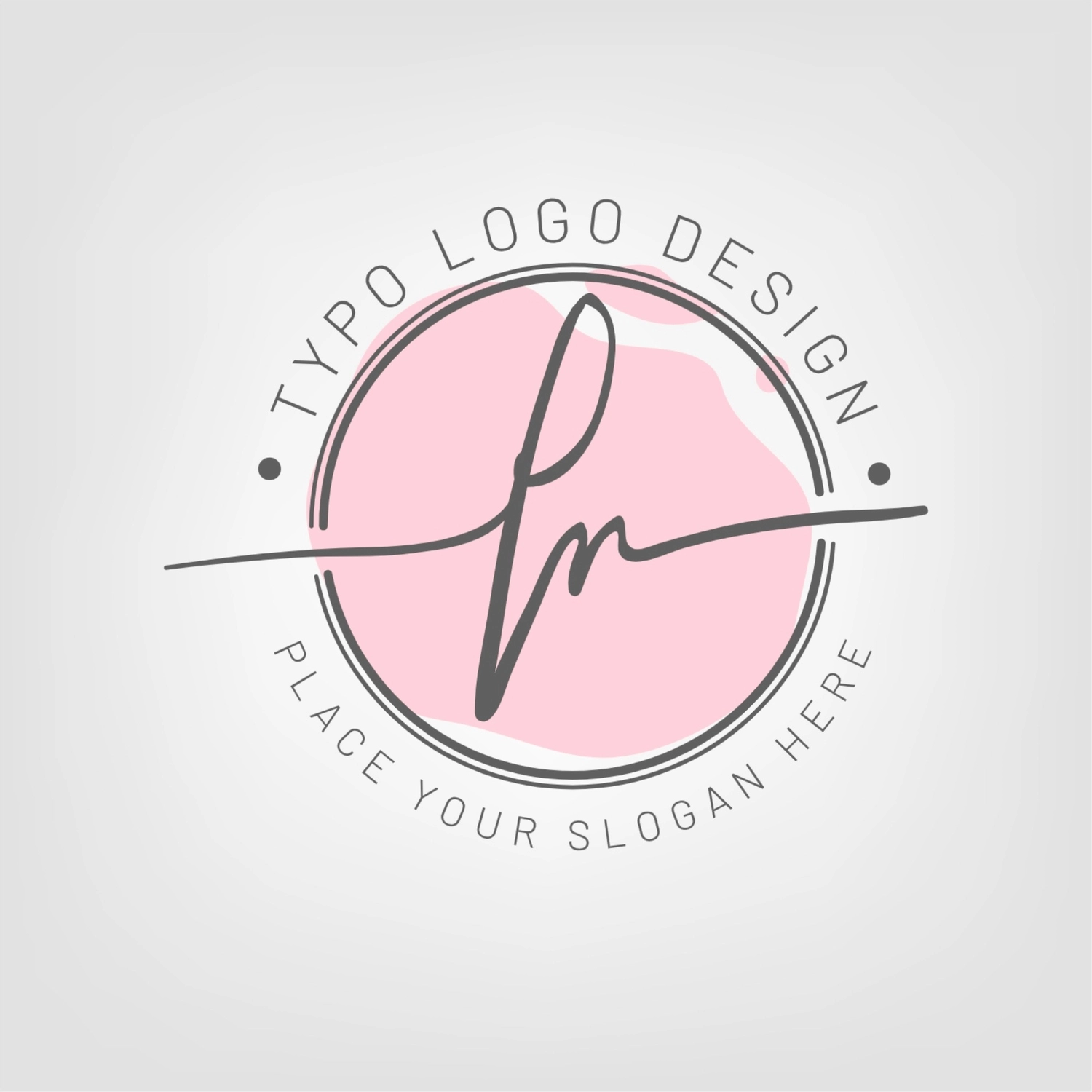 筆記体のロゴ, おしゃれ, 作成, デザイン, ロゴテンプレート