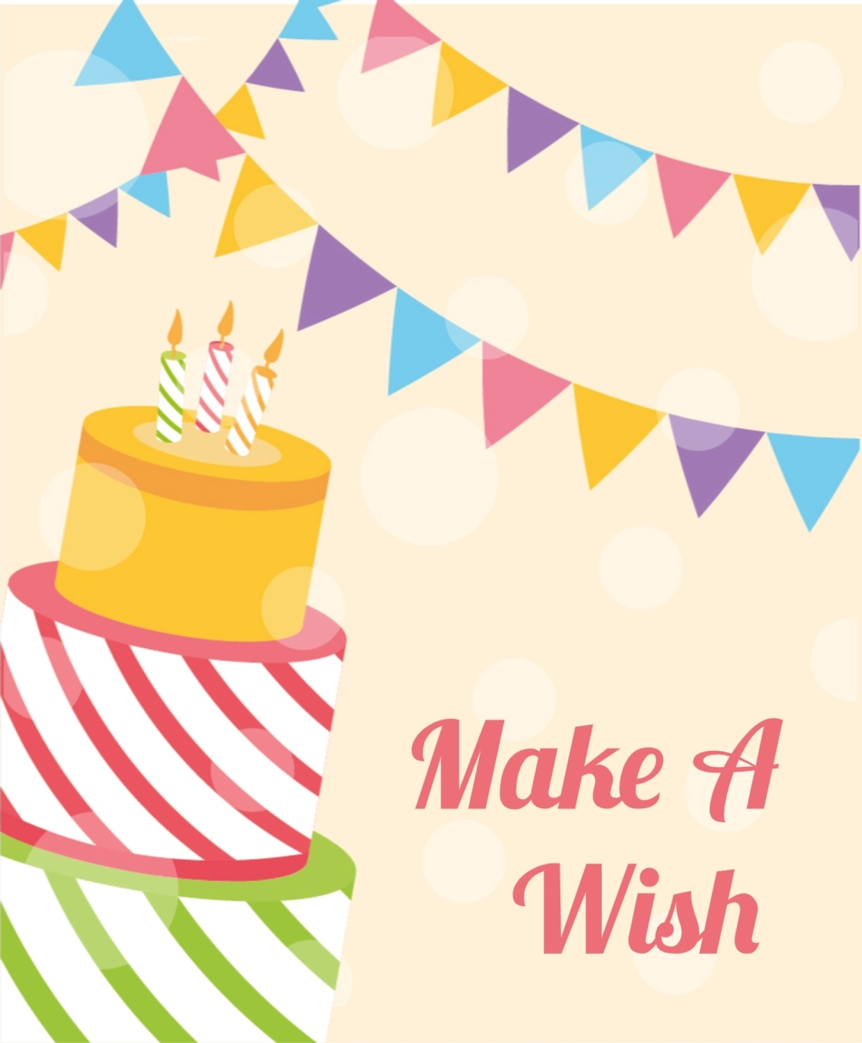 誕生日カード　バースデーケーキ, バースデーケーキ, バースデーカード, 作成, 誕生日カードテンプレート