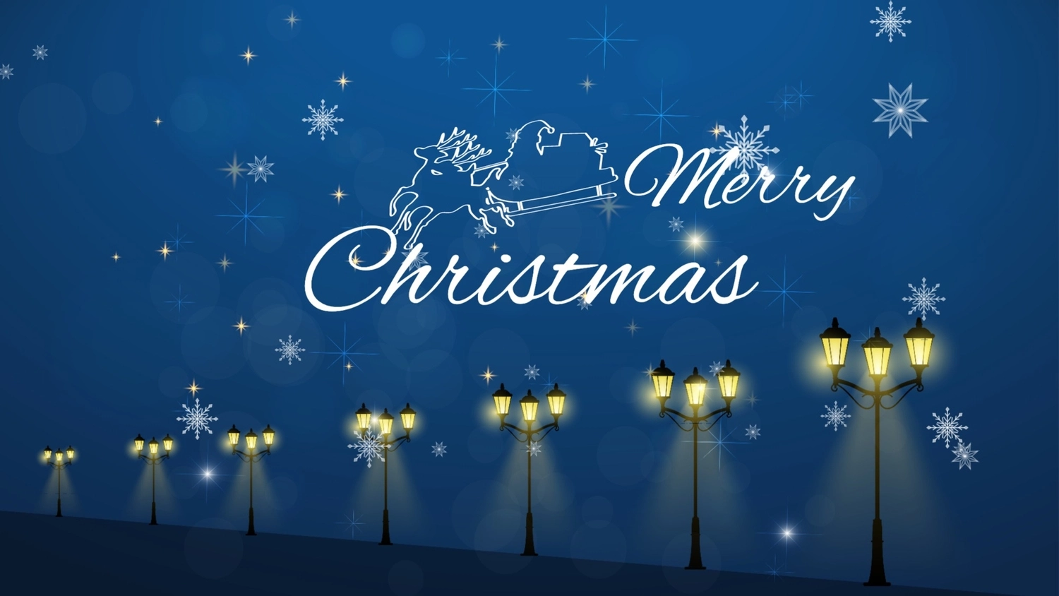 メリークリスマス, Street, Christmas card, create, Desktop Wallpaper template