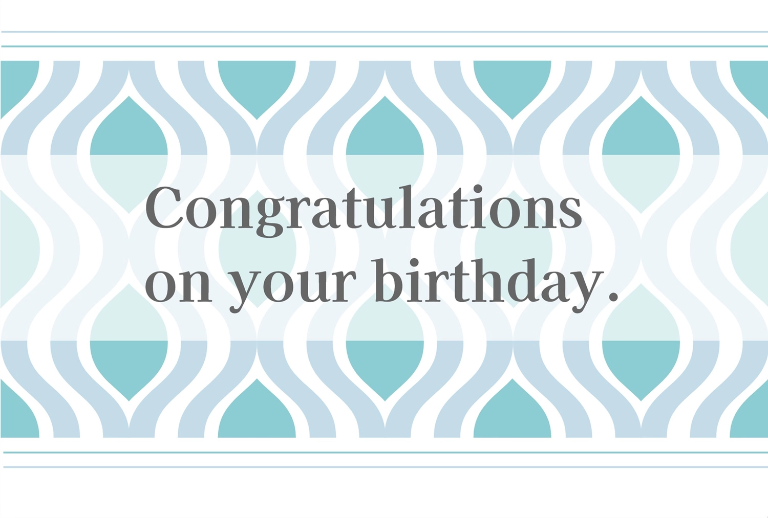 サイケデリックな誕生日カード, 淺藍色, 迷幻的, 簡單的, 生日賀卡 模板