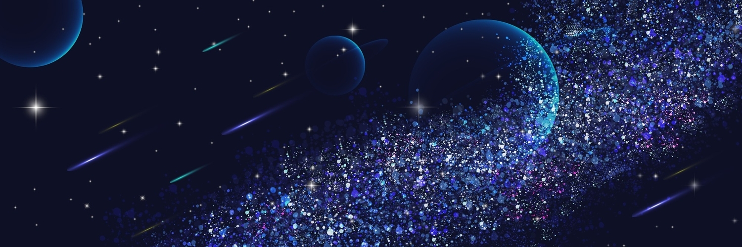星空のヘッダーの無料twitterヘッダーテンプレート 7258 デザインac