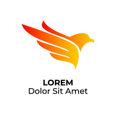 鳥のロゴ, logo, Logo, Logotype, Logo template