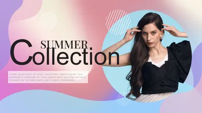 サマーコレクション, Summer collection, summer, collection, Blog Banner template