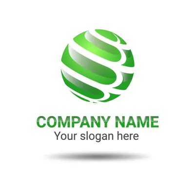 緑の球のロゴ, logo, Logo, Logotype, Logo template